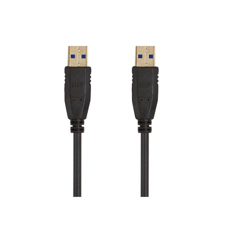 MONOPRICE Select USB 3.0 Type-A to Type-A Cable_ 3ft_ Black 38597